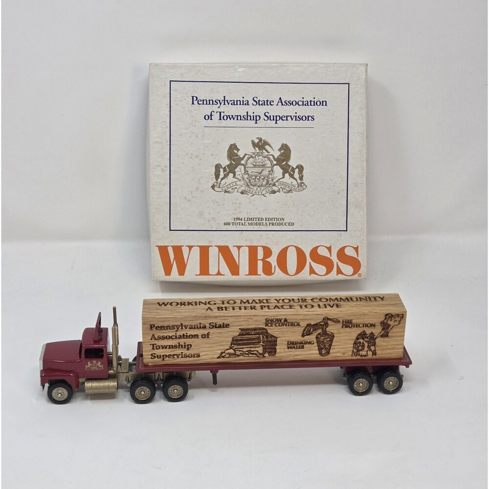 "Winross 1994 PSATS Ford F9000 Tractor Trailer 1/64 Diecast‎ LE 600 Made #3".1